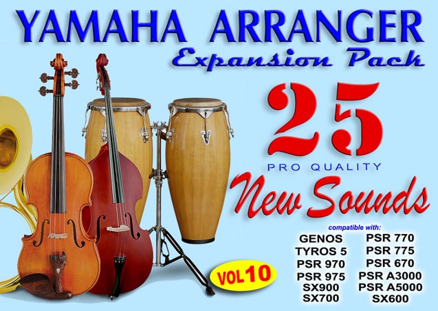 Yamaha Expansion Packs 25 NEW Voices vol. 10