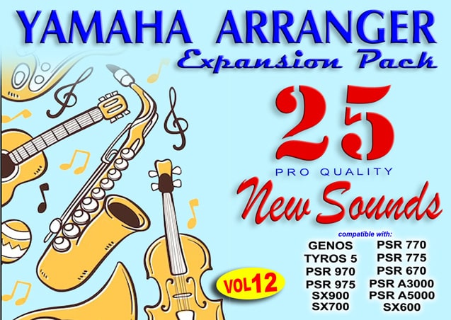 25 NEW Voices vol. 12 Yamaha Arrangers Expansion Pack